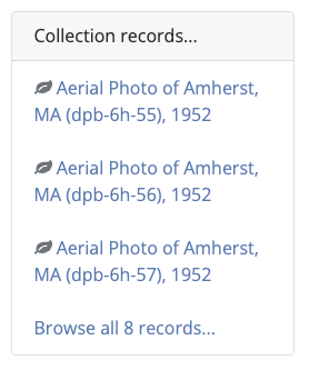collection records widget